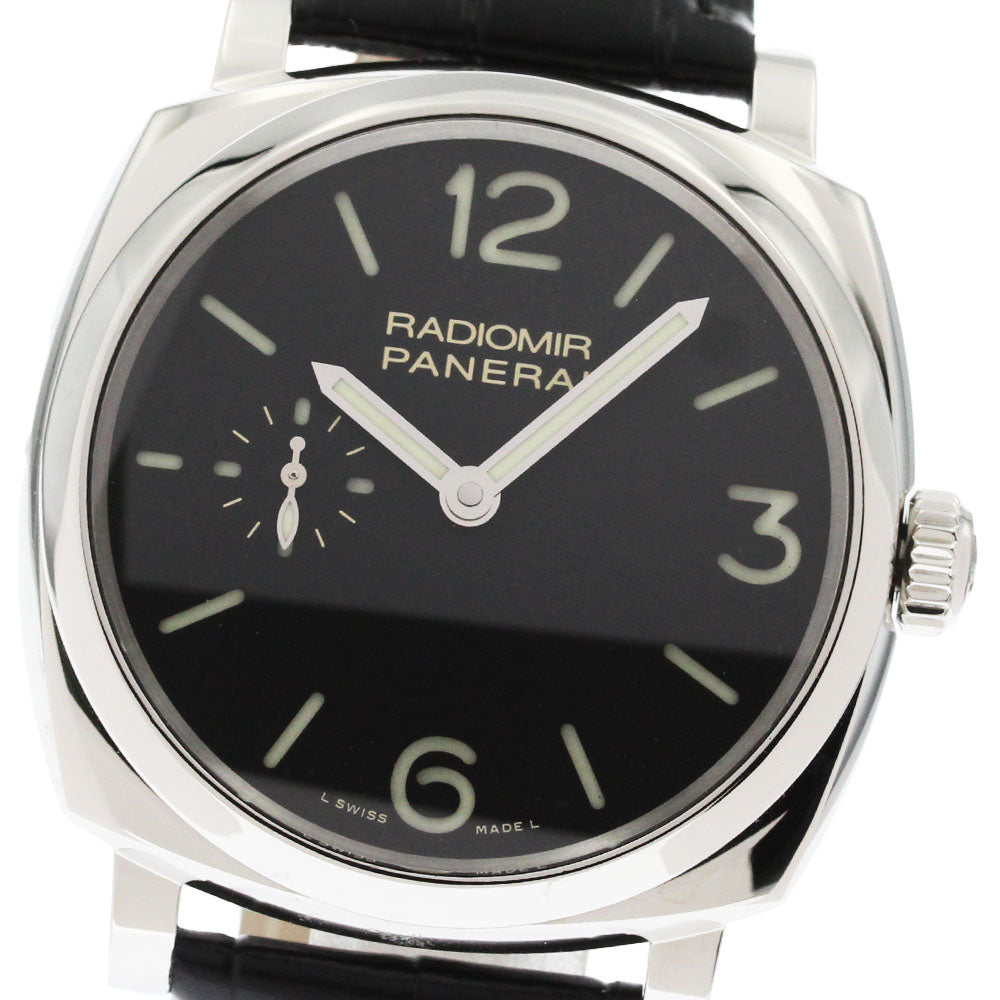 PANERAI Radiomir 1940 3 Days Acciaio PAM00574 black Dial Hand Winding Men's Watch_862241