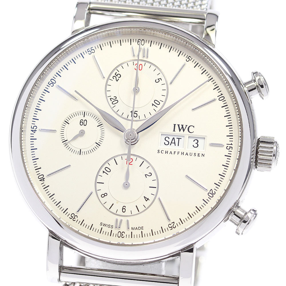 IWC SCHAFFHAUSEN Portofino IW391015 Chronograph day date Automatic Men's_862253