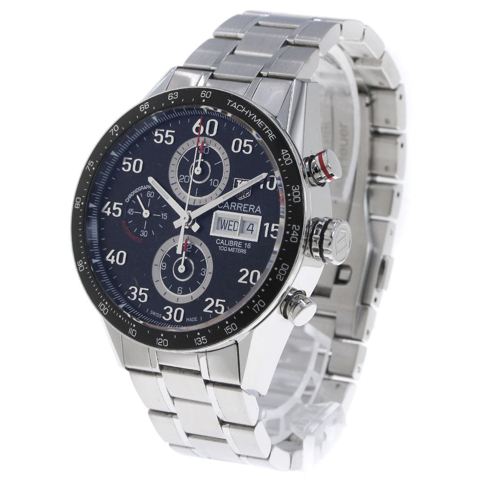 TAG HEUER Carrera Caliber 16 CV2A10 Chronograph day date black Dial Automatic Men's Watch_862319