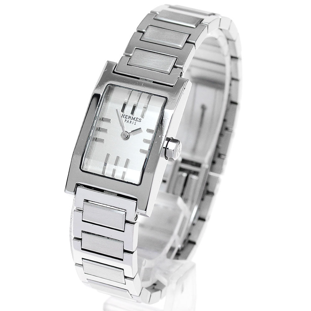 HERMES tandem TA1.210 White shell Dial Quartz Ladies Watch_862326