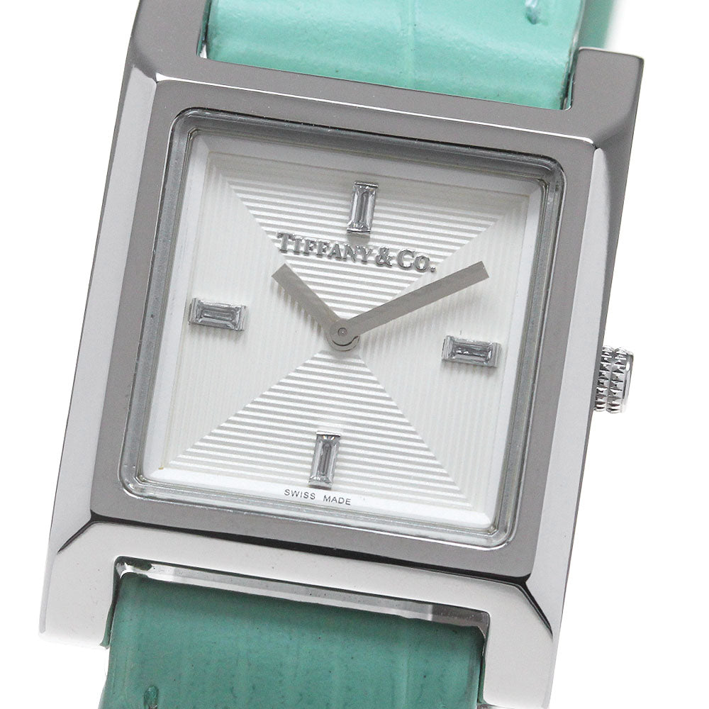 TIFFANY&Co. 1837 Makers 67460375 Square Silver Dial Quartz Ladies Watch_862327