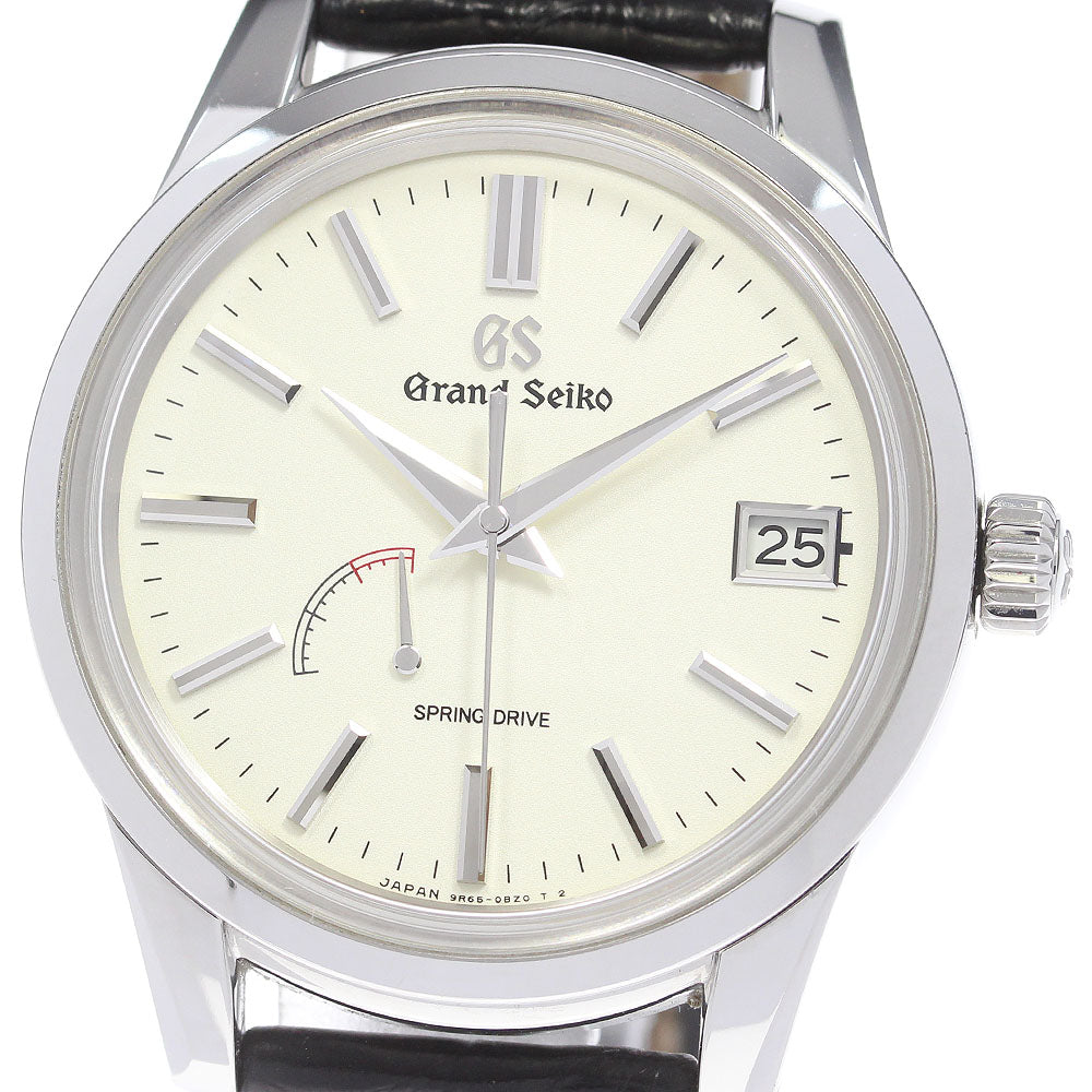 SEIKO GS Grand Seiko SBGA293/9R65-0BJ0 Power reserve beige Dial Spring drive Men's Watch_862339
