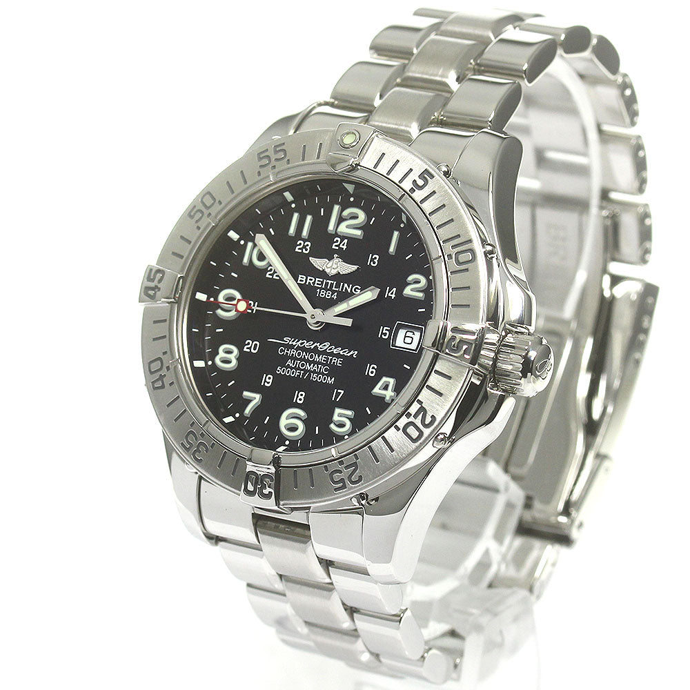 BREITLING Super Ocean A17360 Date black Dial Automatic Men's Watch_862345