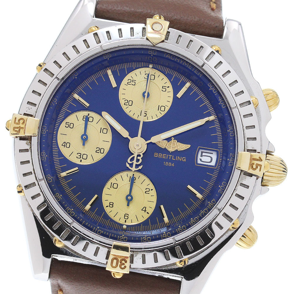 BREITLING Chronomat Bikoro B13050.1 Chronograph blue Dial Automatic Men's_862346