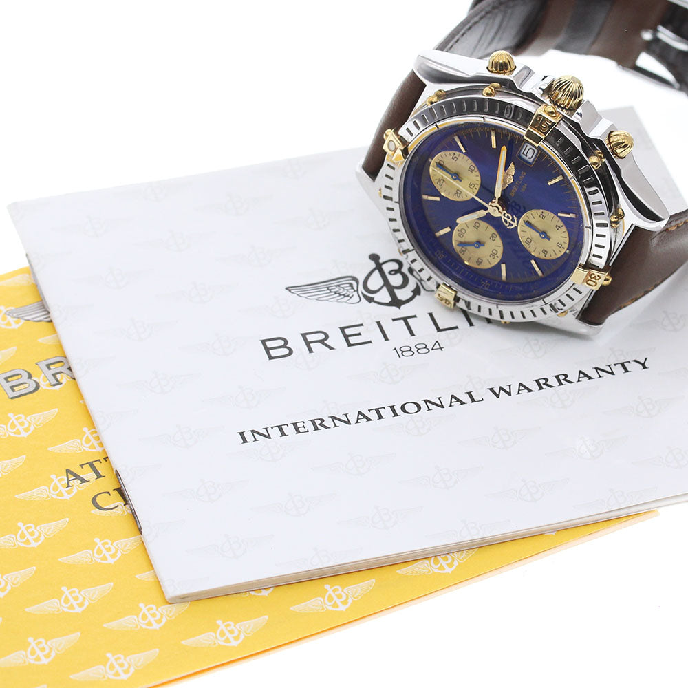 BREITLING Chronomat Bikoro B13050.1 Chronograph blue Dial Automatic Men's_862346