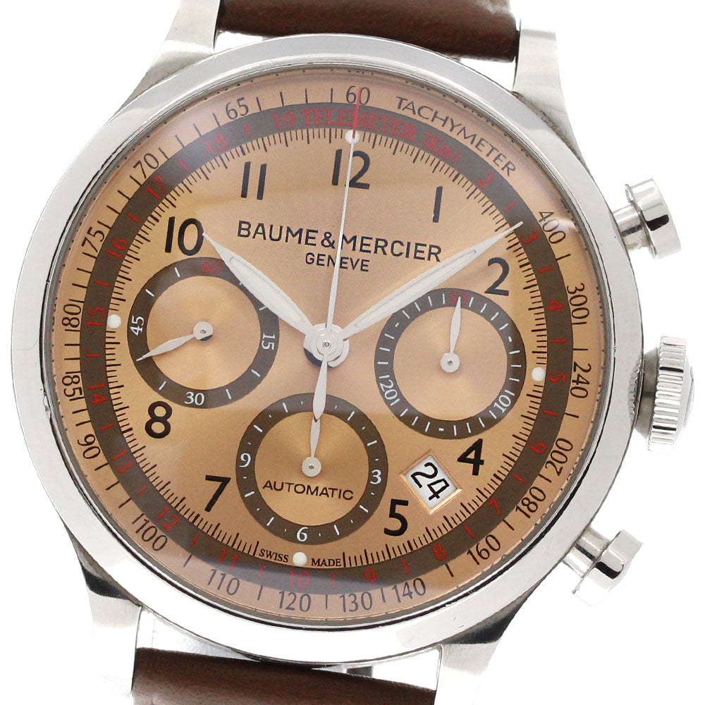 Baume & Mercier Cape Land 65687 Chronograph Brown Dial Automatic Men's_862354