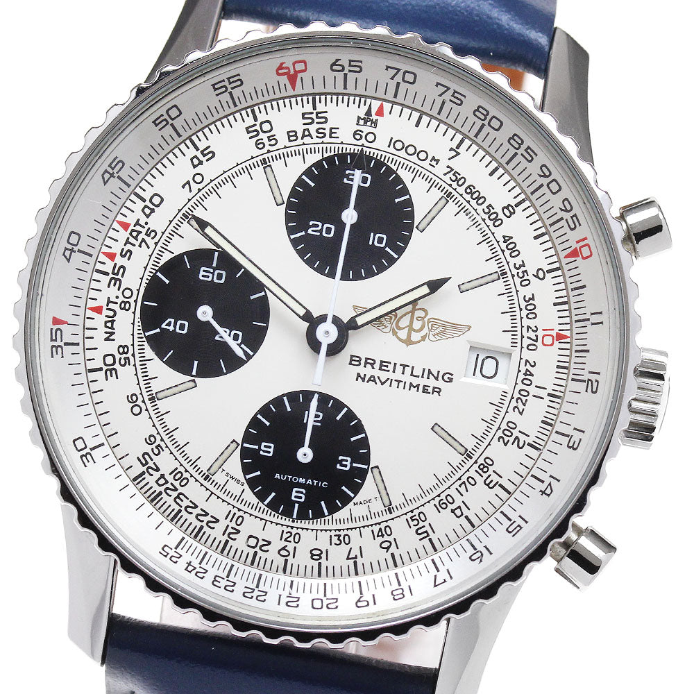 BREITLING Old Navitimer 81610 Chronograph Silver Dial Automatic Men's_862400