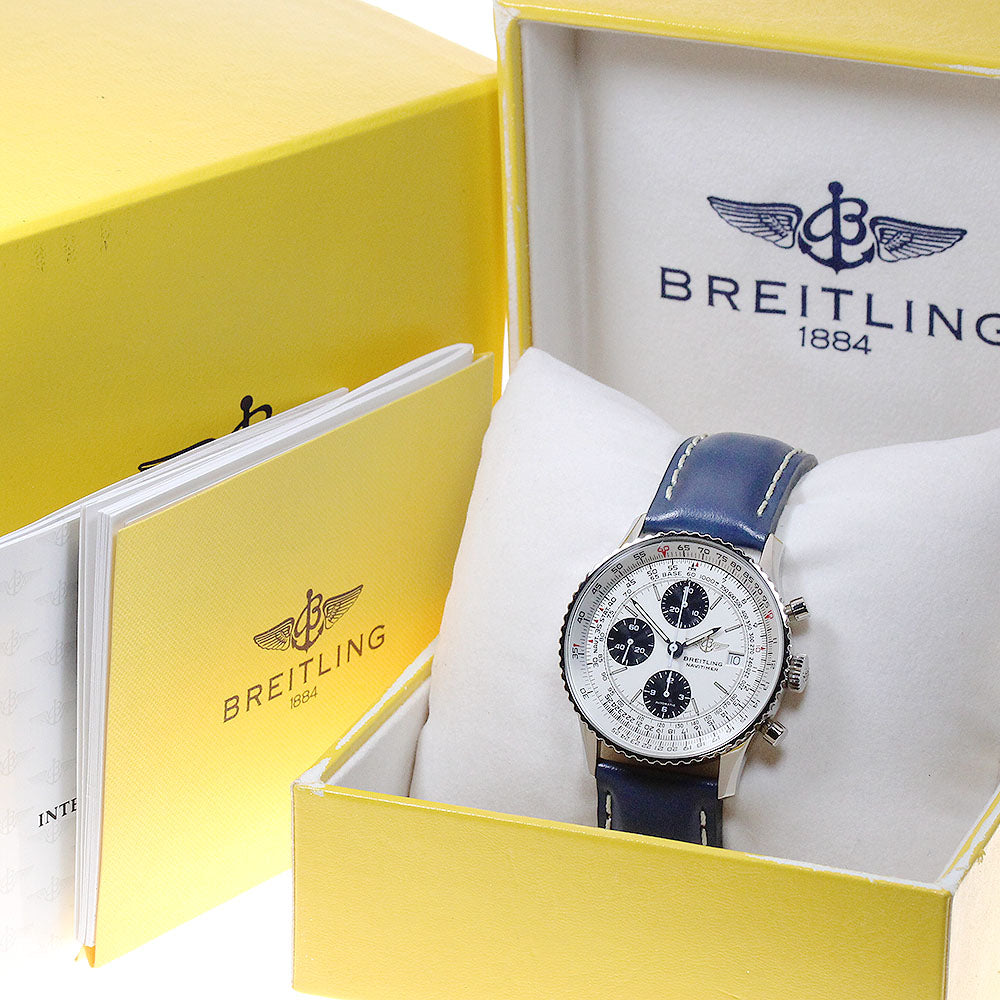 BREITLING Old Navitimer 81610 Chronograph Silver Dial Automatic Men's_862400