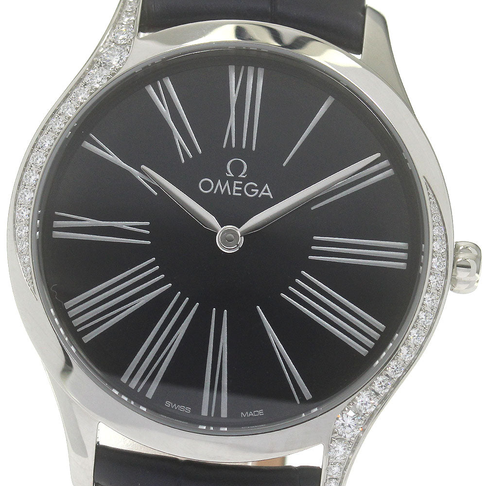OMEGA De Ville Tresor 428.18.36.60.03.00﻿1 Diamond black Dial Quartz Ladies Watch_862416