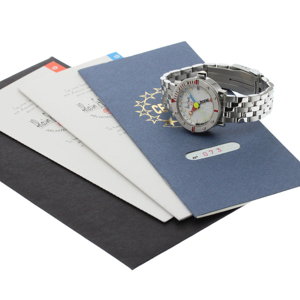 Alain Silberstein Marine GMT date white Dial Automatic Men's Watch_862418
