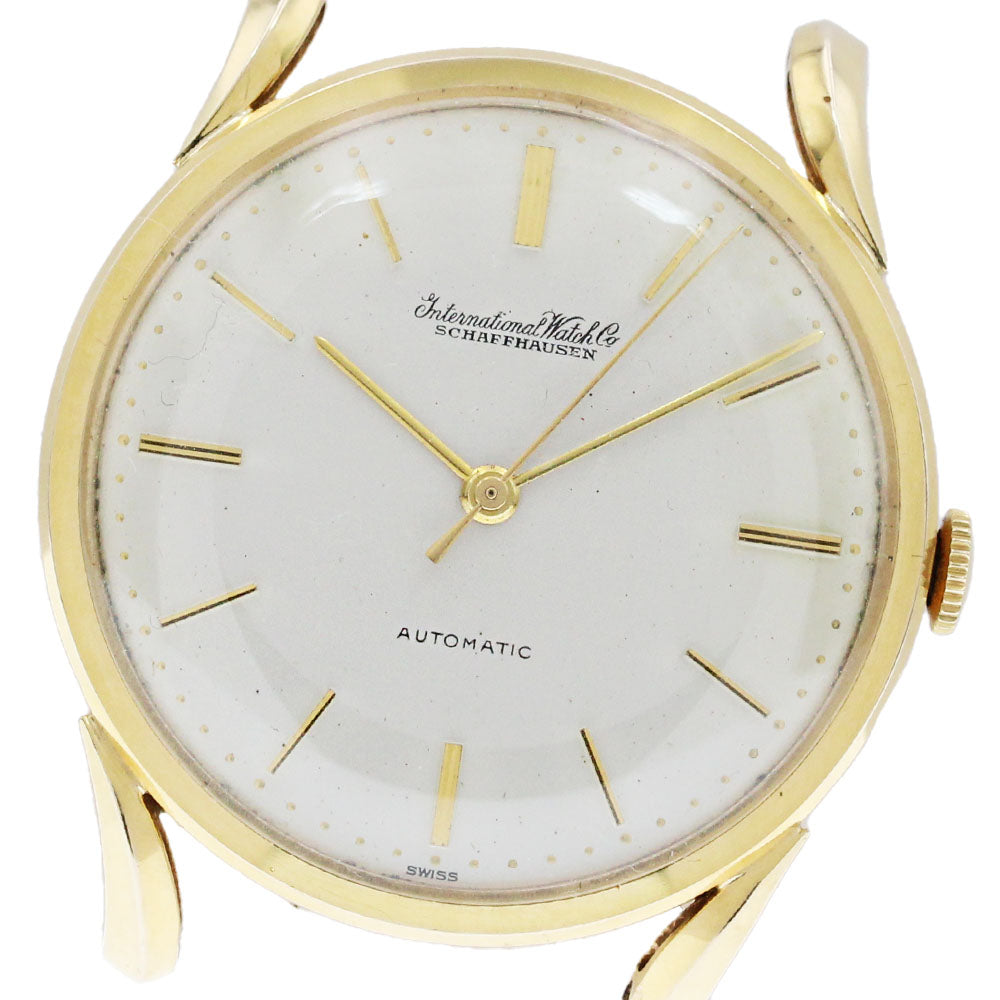 IWC SCHAFFHAUSEN K18YG Cal.852 Silver Dial Automatic Men's Watch_862420