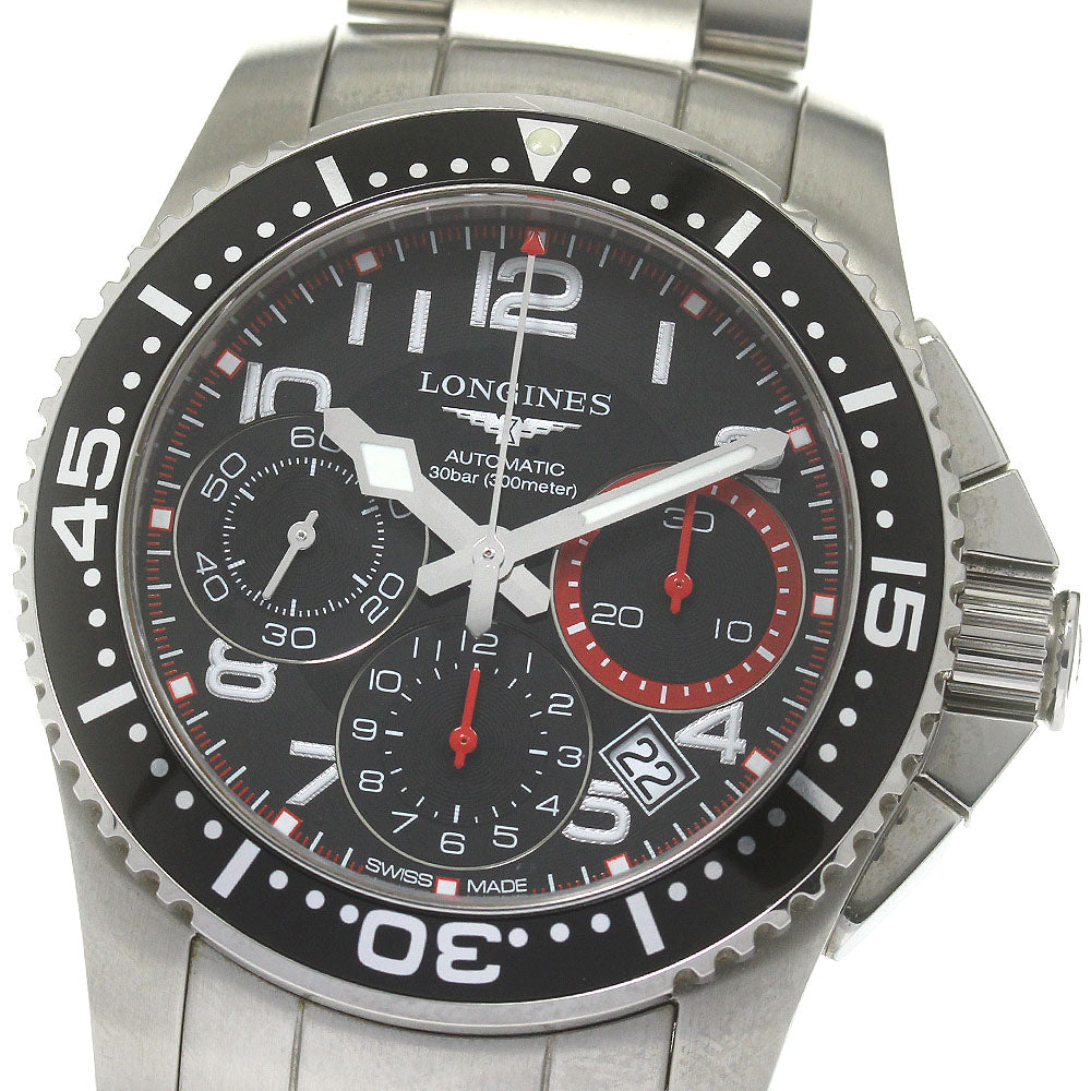 LONGINES Hydro Conquest L3.696.4 Chronograph black Dial Automatic Men's_862429