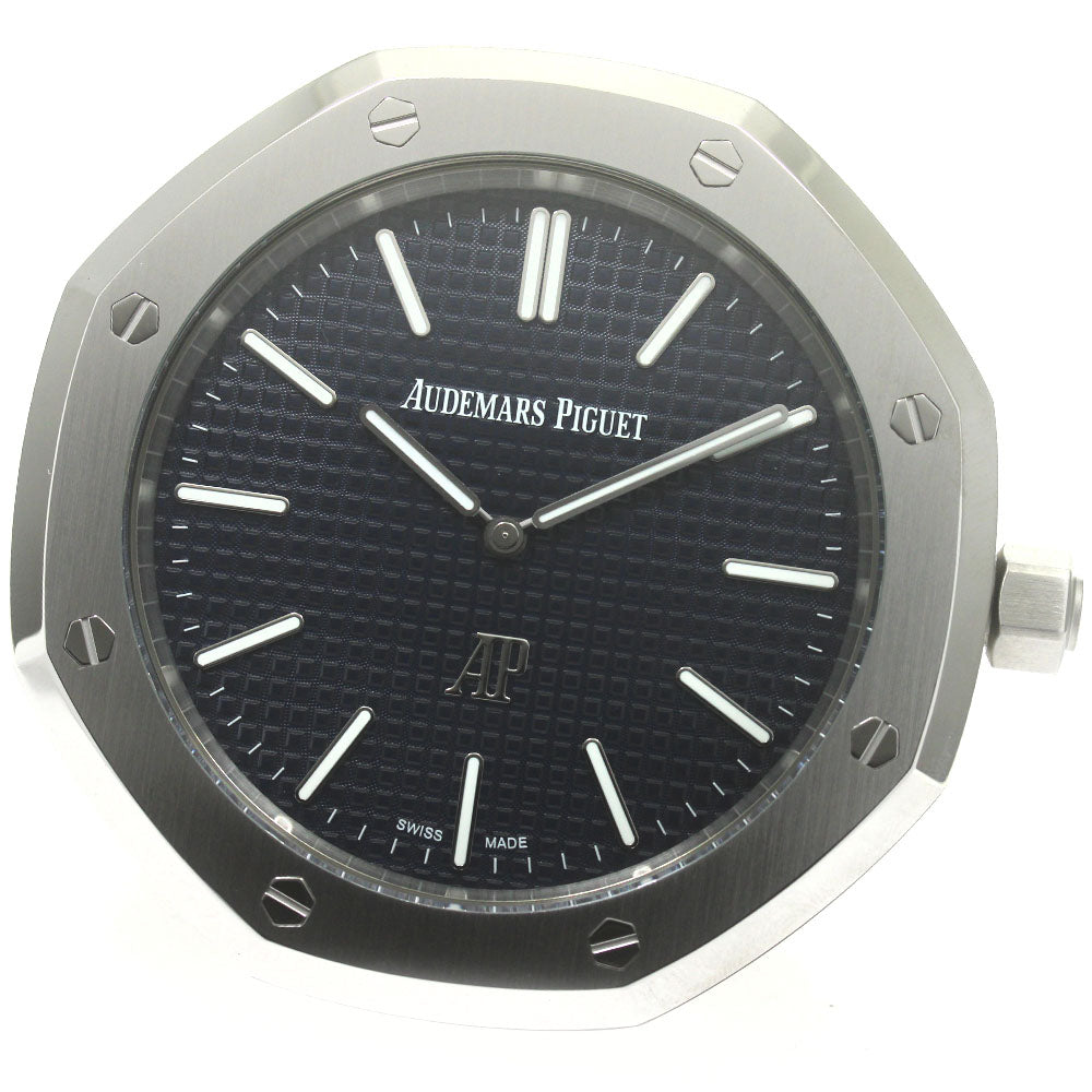 AUDEMARS PIGUET Royal Oak 50th Anniversary Table Clock Navy Dial Quartz_862436