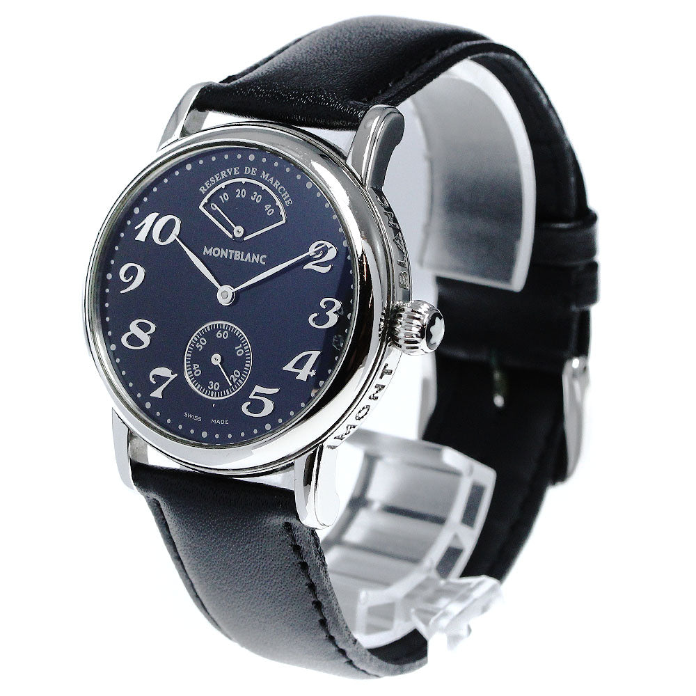 MONTBLANC Meisterstic 7017 Power reserve black Dial Hand Winding Men's_862438