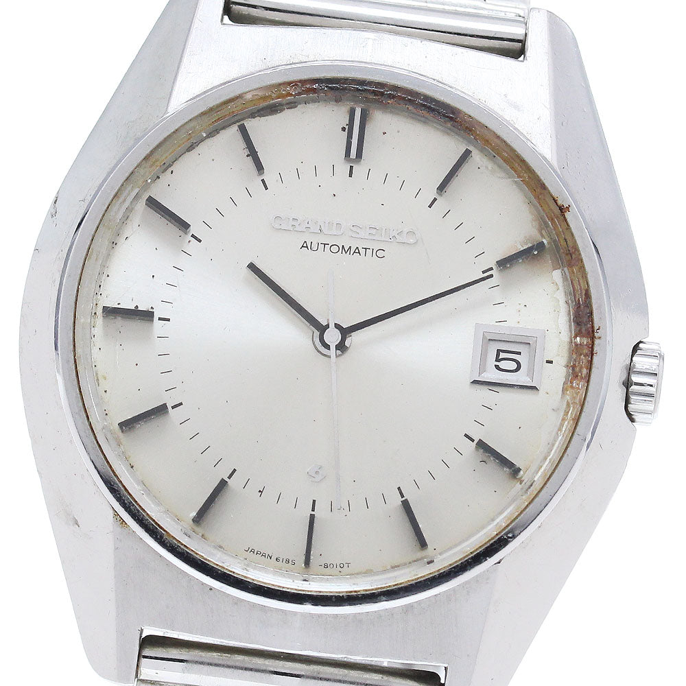 SEIKO Grand Seiko VFA 6185-8020 Cal.6186B Silver Dial Automatic Men's_862449