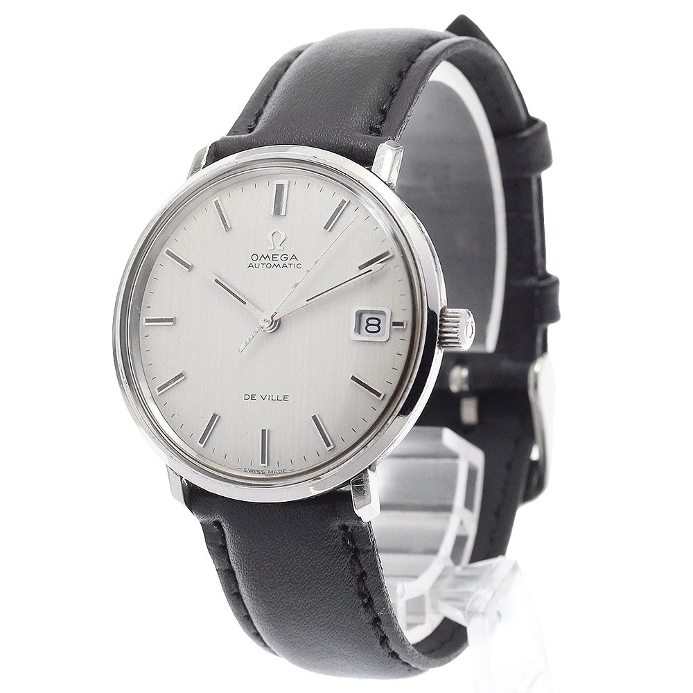 OMEGA De Ville 166.033 Date Round Silver Dial Automatic Men's Watch_862455