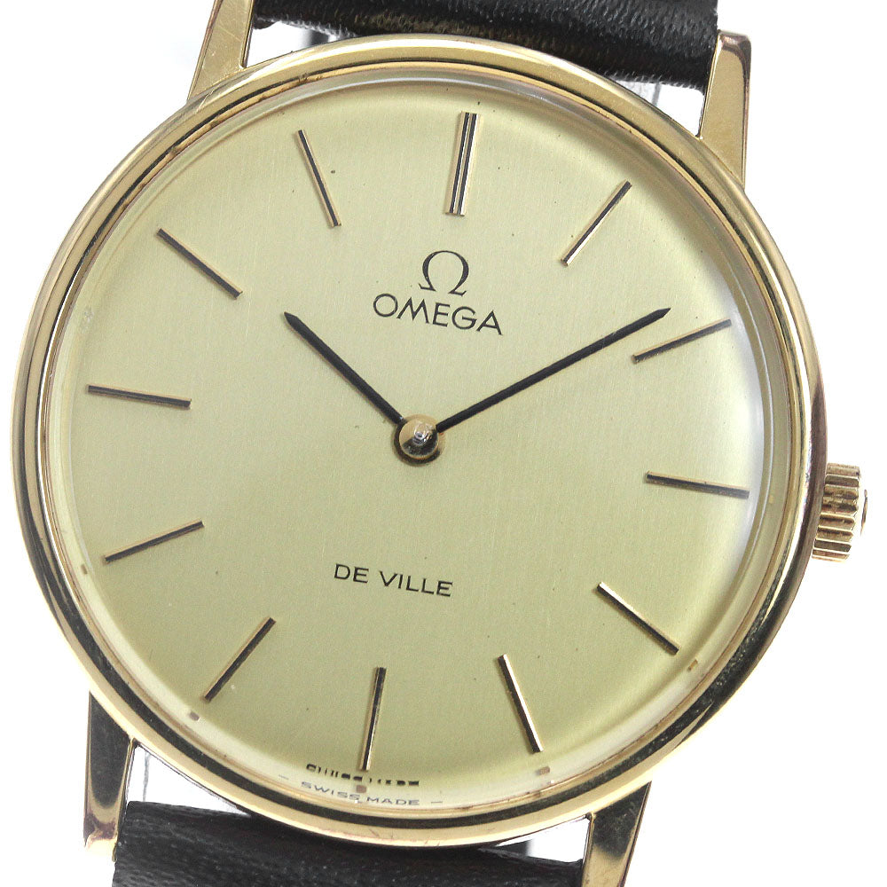 OMEGA De Ville 111.0140 Round Cal.625 gold Dial Hand Winding Men's Watch_862456