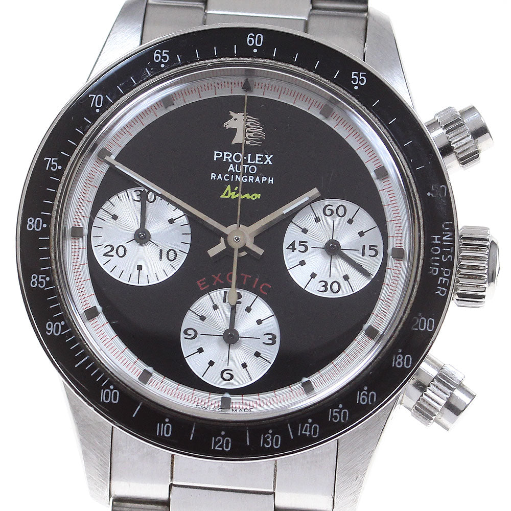 PRO-LEX racing rough dino Chronograph black Dial Automatic Men's Watch_862474