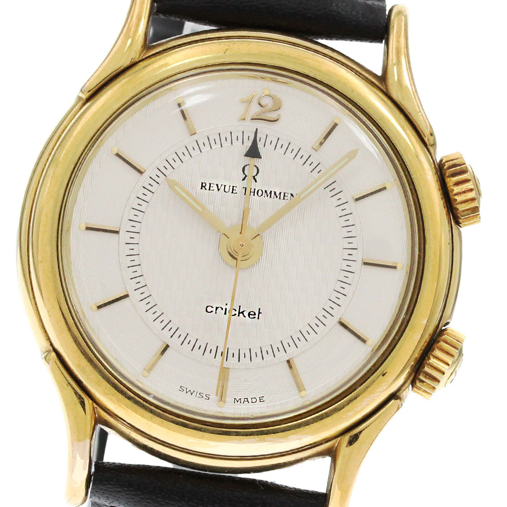 REVUE THOMMEN Cricket 7922001 Alarm Silver Dial Hand Winding Men's Watch_862477