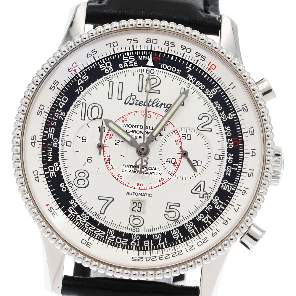 BREITLING Montbrillant 1903 Wright Brothers A35330 Chronograph AT Men's_862481