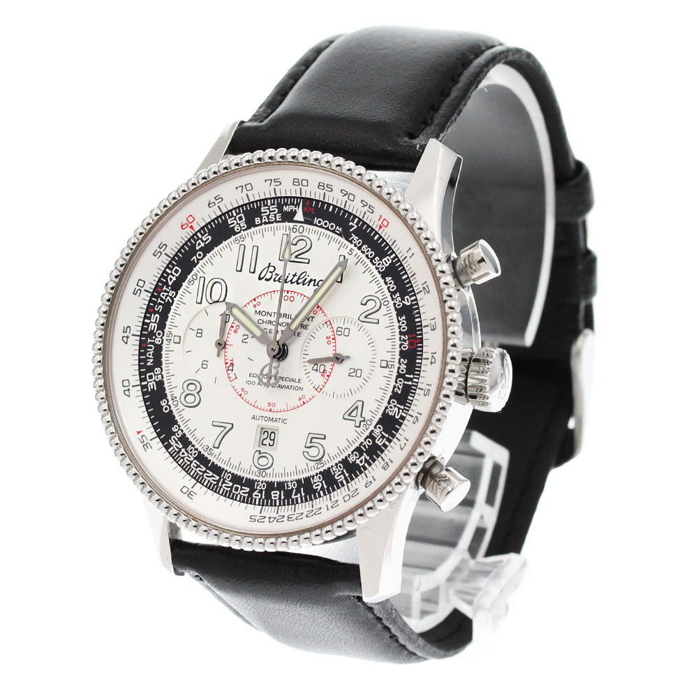 BREITLING Montbrillant 1903 Wright Brothers A35330 Chronograph AT Men's_862481