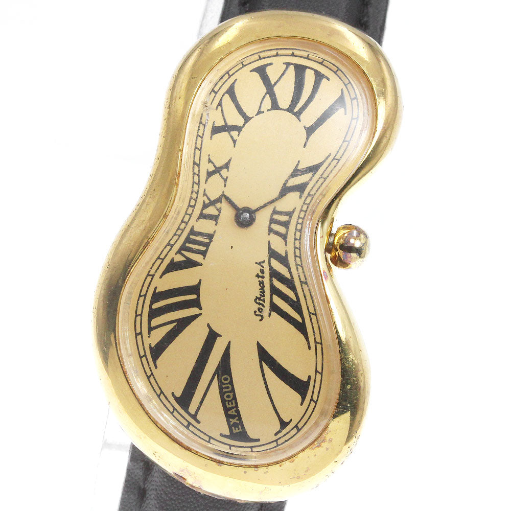 SALVADOR DALI soft watch 92007 gold Dial Quartz Ladies Watch_862488
