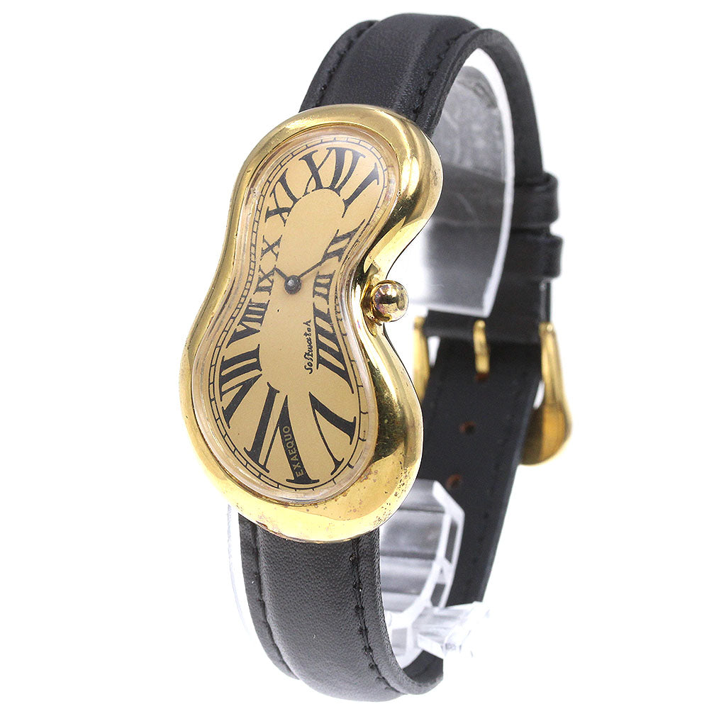SALVADOR DALI soft watch 92007 gold Dial Quartz Ladies Watch_862488