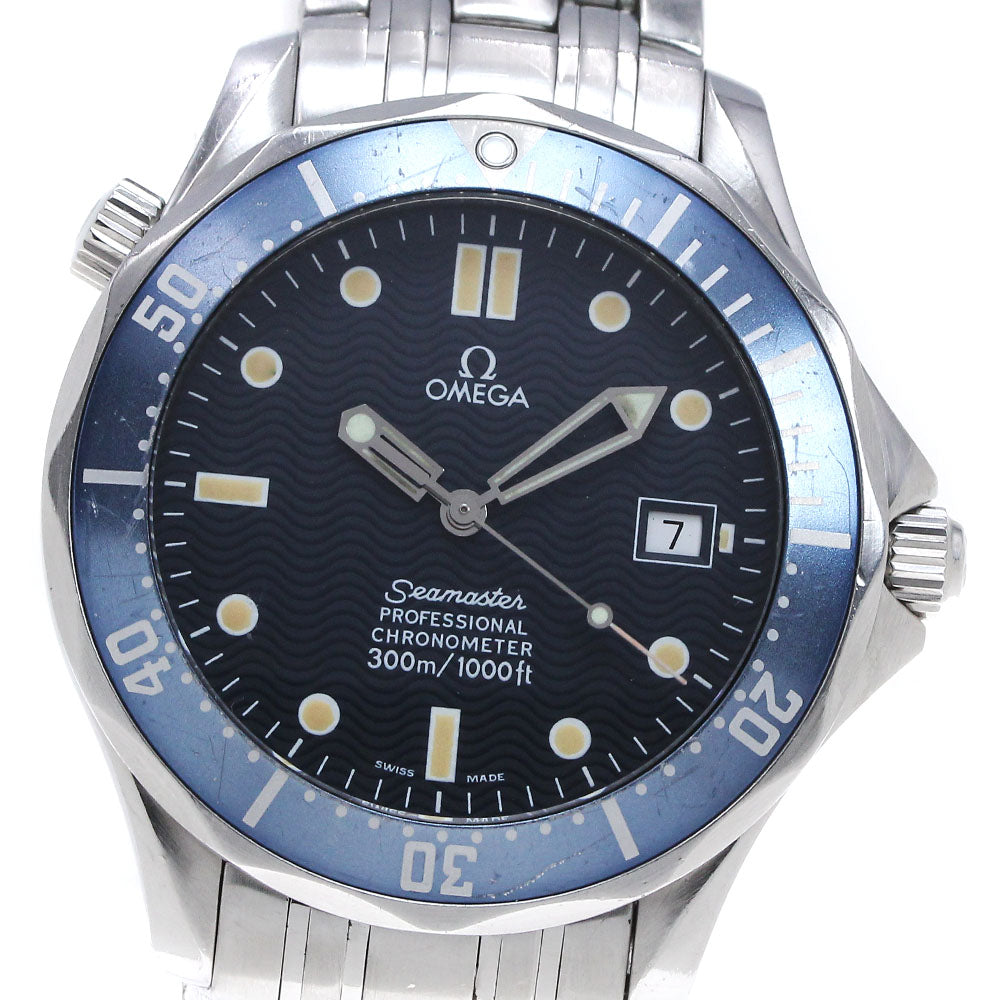 OMEGA Seamaster300 2531.80 Date Navy Dial Automatic Men's Watch_862516