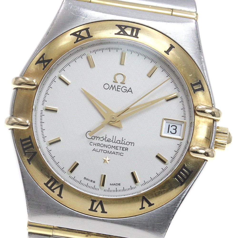 OMEGA Constellation 1202.30 full bar date white Dial AT Men's Watch_862534