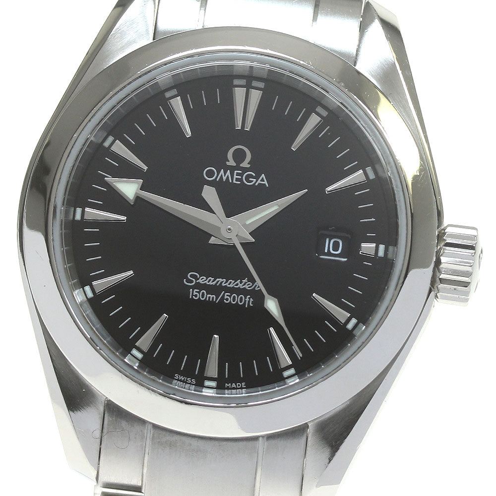 OMEGA Seamaster Aqua Terra 2577.50 Date black Dial Quartz Ladies Watch_862535