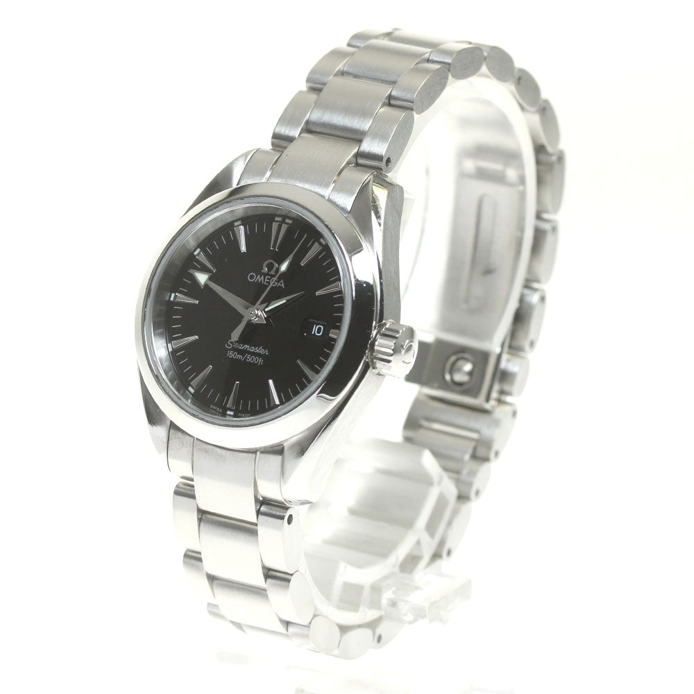 OMEGA Seamaster Aqua Terra 2577.50 Date black Dial Quartz Ladies Watch_862535