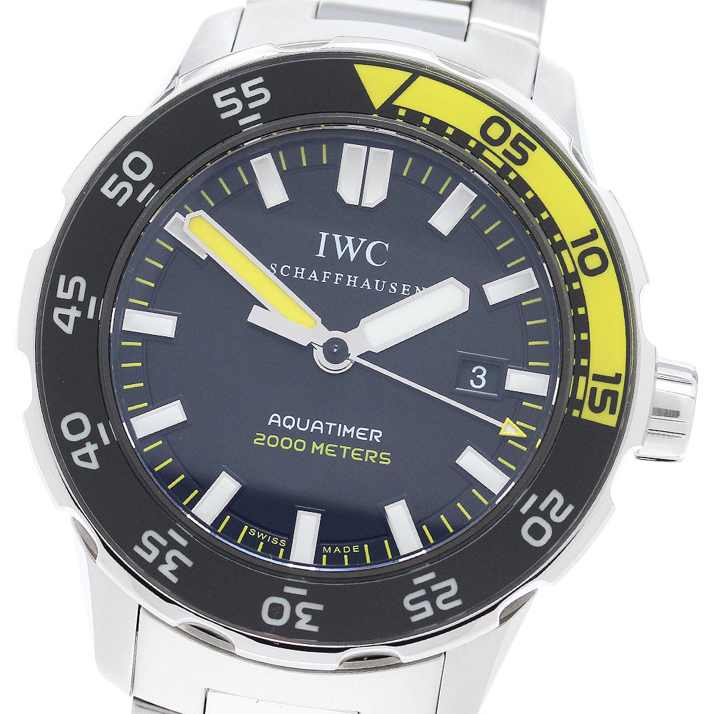 IWC SCHAFFHAUSEN Aqua timer 2000 IW356801 Date black Dial Automatic Men's_862548
