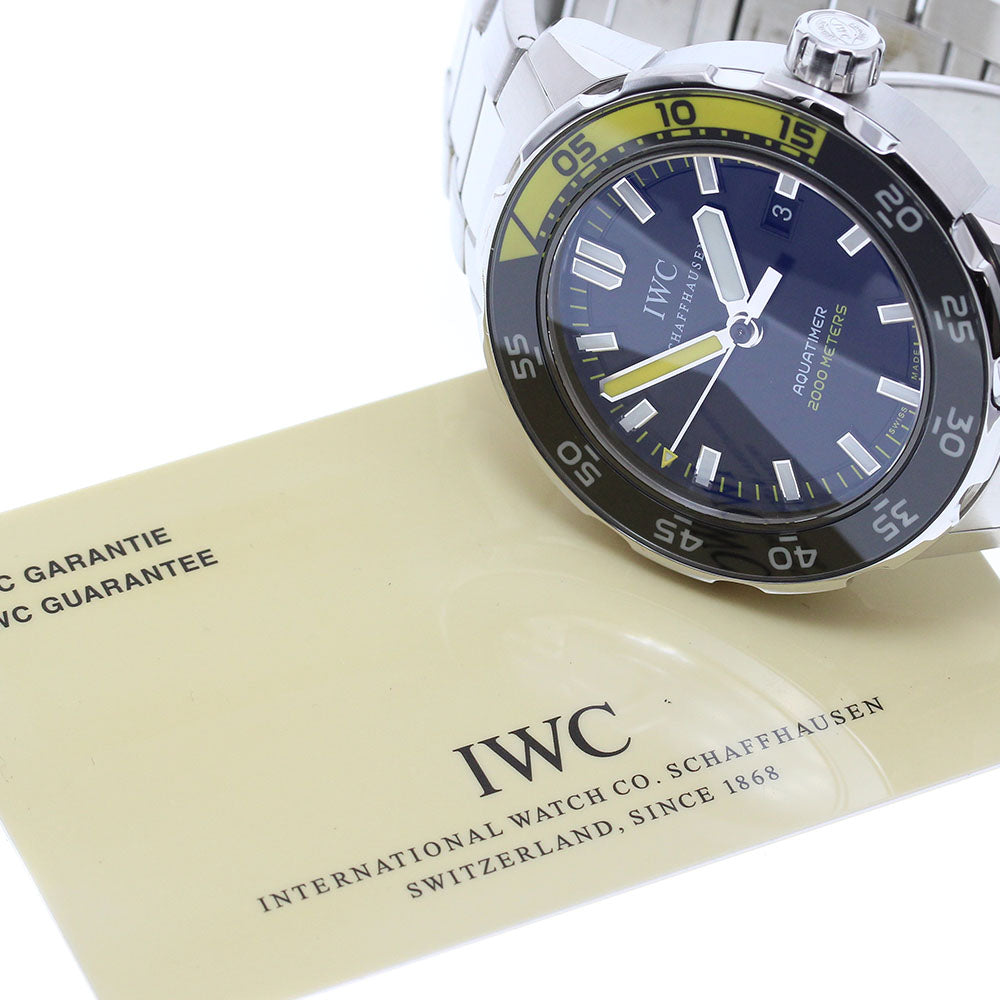 IWC SCHAFFHAUSEN Aqua timer 2000 IW356801 Date black Dial Automatic Men's_862548