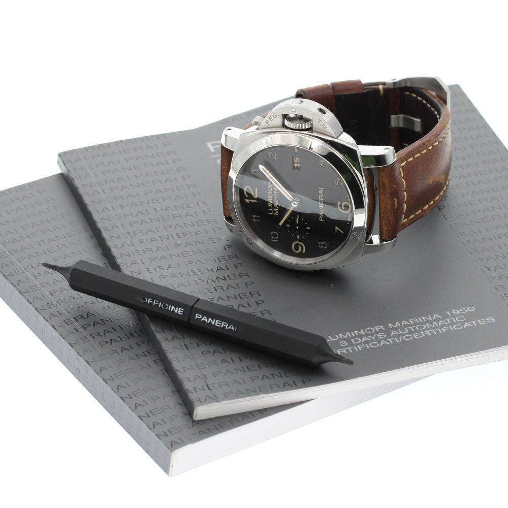 PANERAI Luminor Marina PAM00359 Small seconds black Dial Automatic Men's Watch_862556