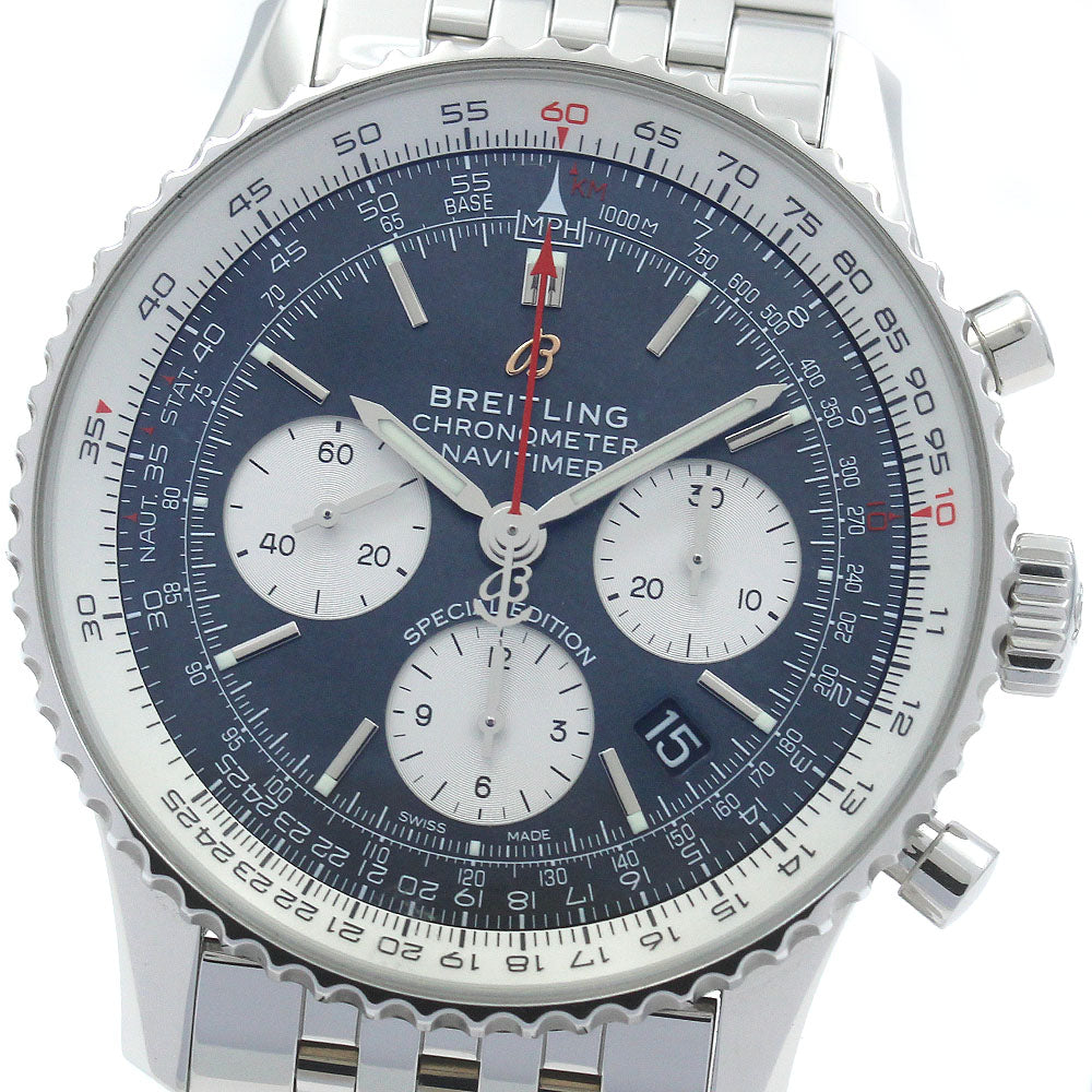 BREITLING Navitimer 01 AB0121 Chronograph 43 Japan Edition Black shell Dial Automatic Men's Watch_862558