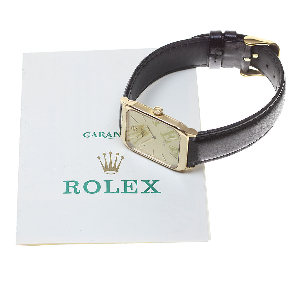 ROLEX Cellini 4135 18K Yellow Gold gold Dial Hand Winding Men's Watch_862572