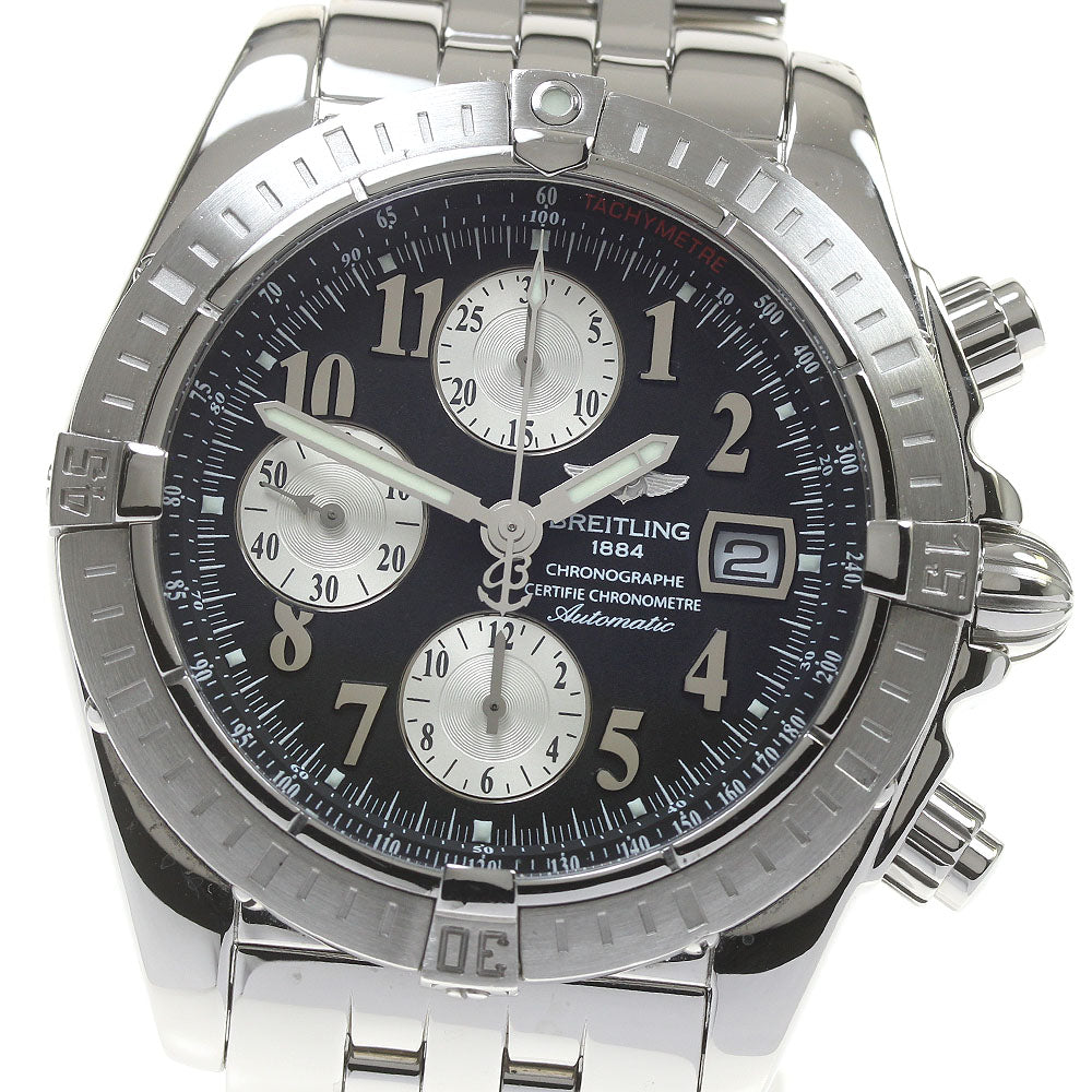 BREITLING Chronomat Evolution A13356 black Dial Automatic Men's Watch_862573