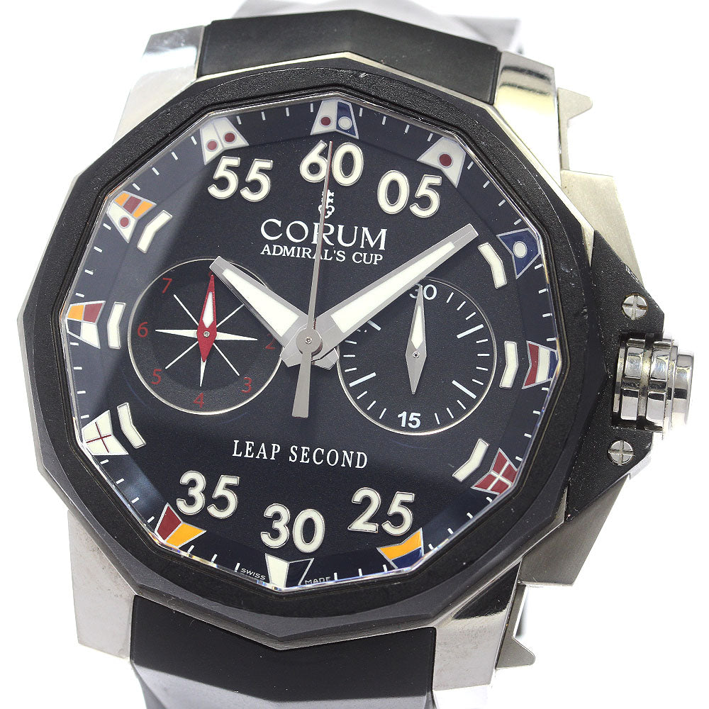 CORUM Admirals cup 01.0034 Chronograph black Dial Automatic Men's Watch_862575