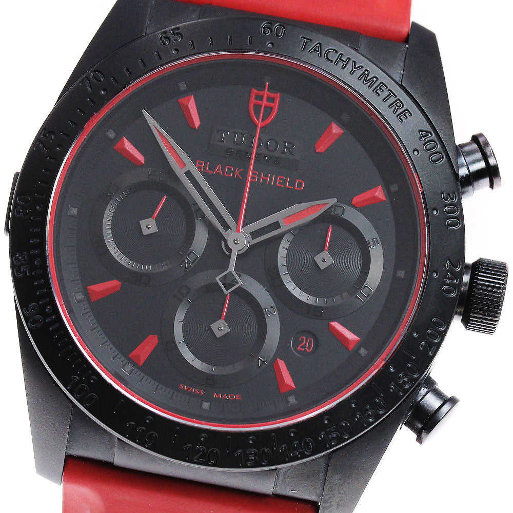 TUDOR Fast Rider Black Shield 42000C Chronograph Automatic Men's Watch_862586