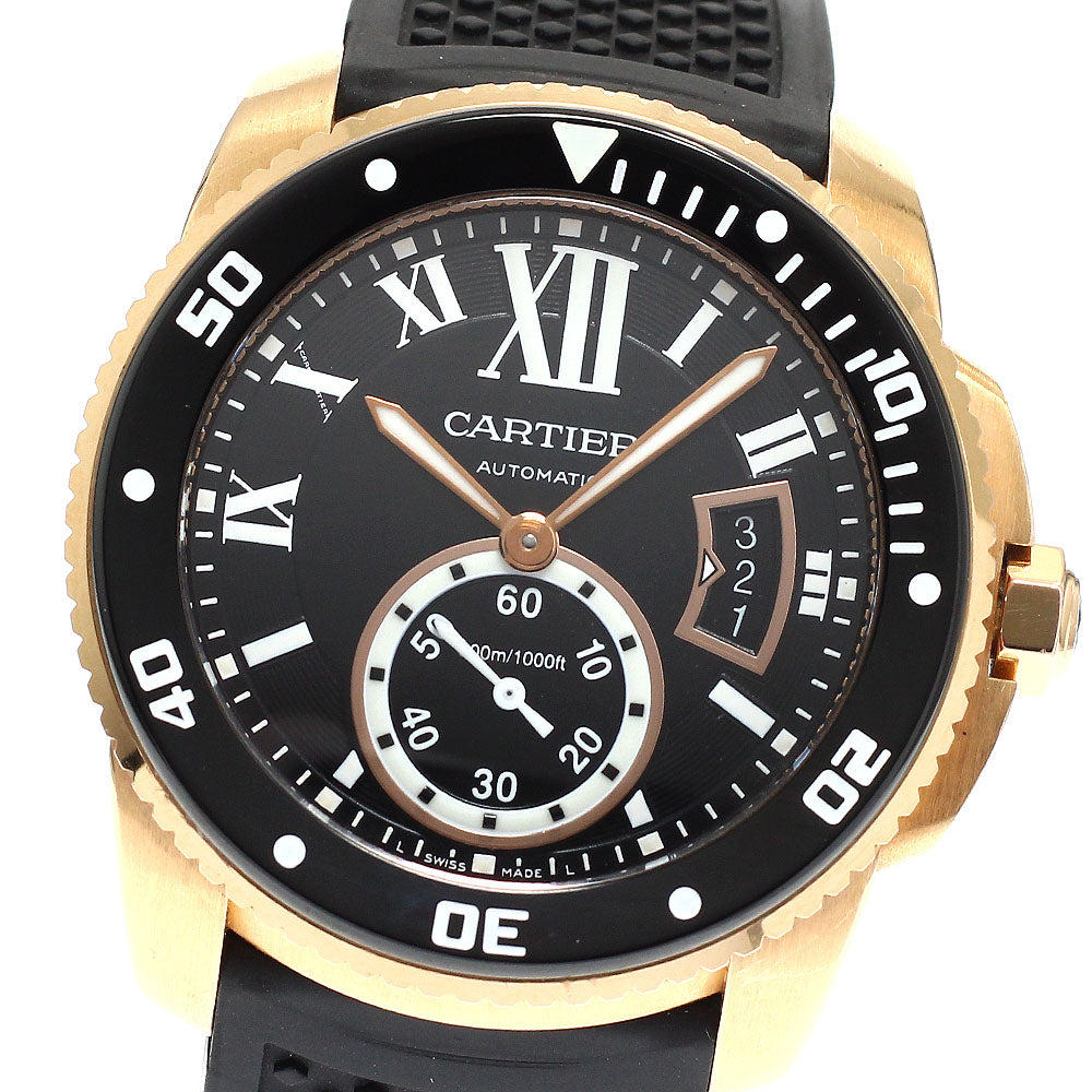 CARTIER Caliber de Cartier Diver W7100052 K18PG Automatic Men's Watch_862605