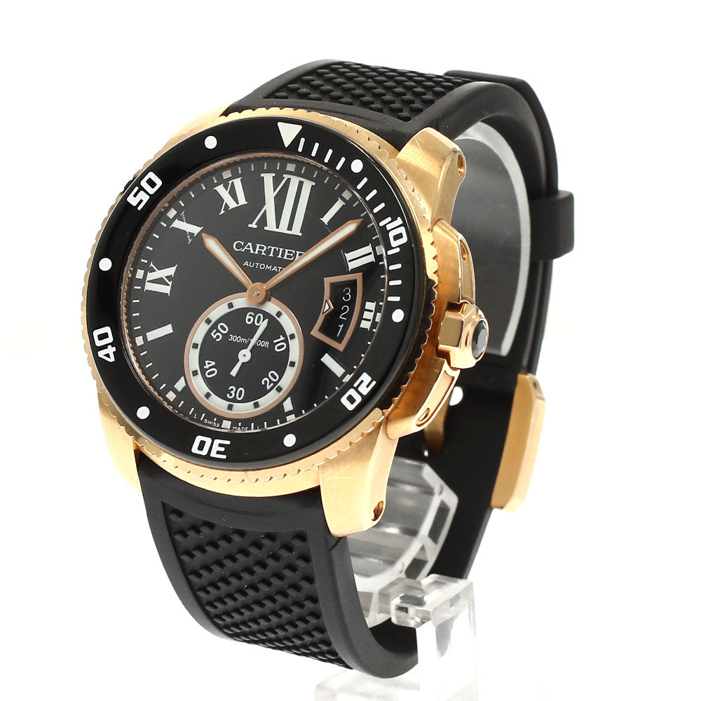 CARTIER Caliber de Cartier Diver W7100052 K18PG Automatic Men's Watch_862605