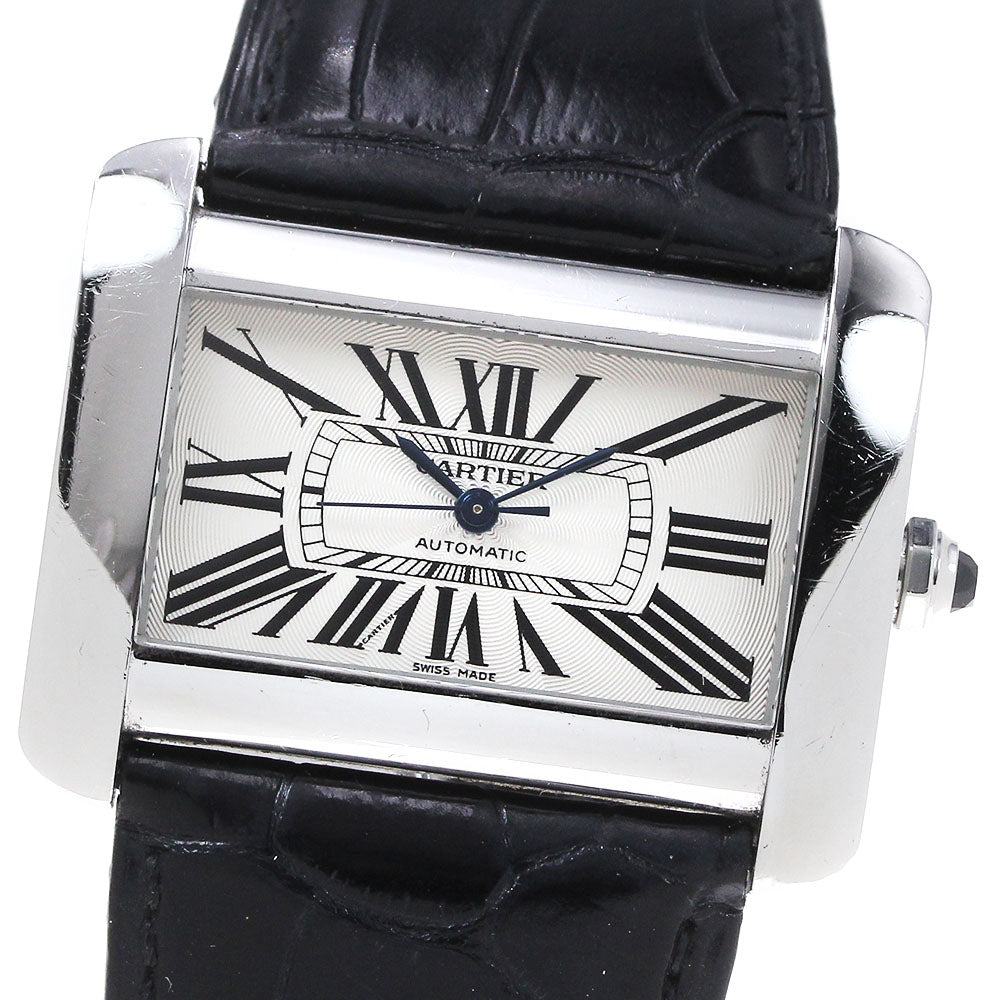 CARTIER Tank Divan LM W6300755 beige Dial Automatic Men's Watch_862620