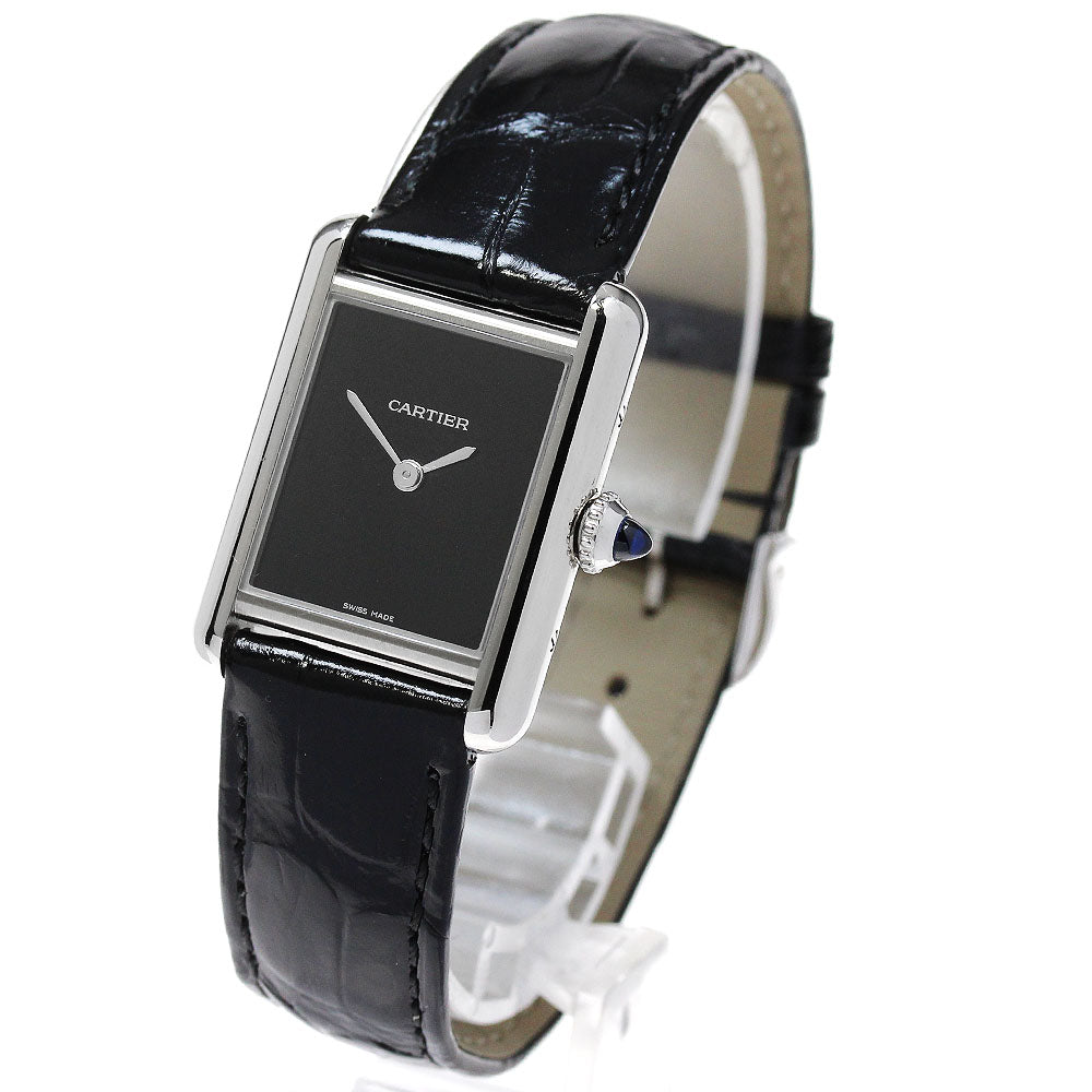CARTIER tank mast SM WSTA0071 black Dial Quartz Ladies Watch_862628