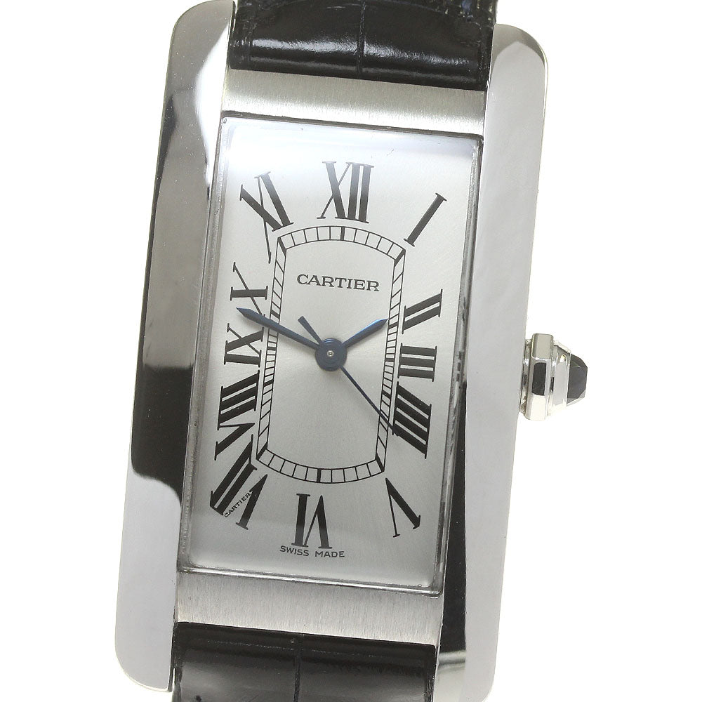 CARTIER Tank AmericanMM WSTA0017 Silver Dial Automatic Boy's Watch_862629