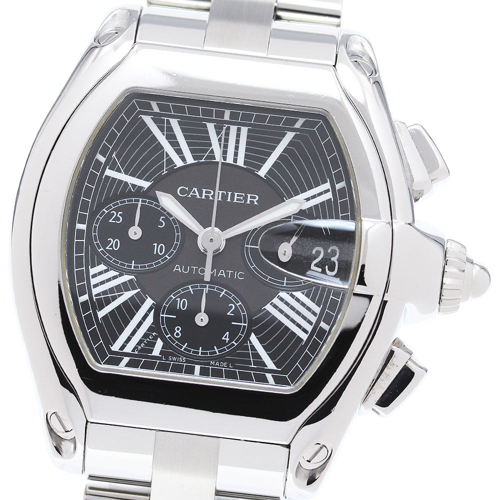 CARTIER Roadster Chronograph XL W62020X6 black Dial Automatic Men's Watch_862647