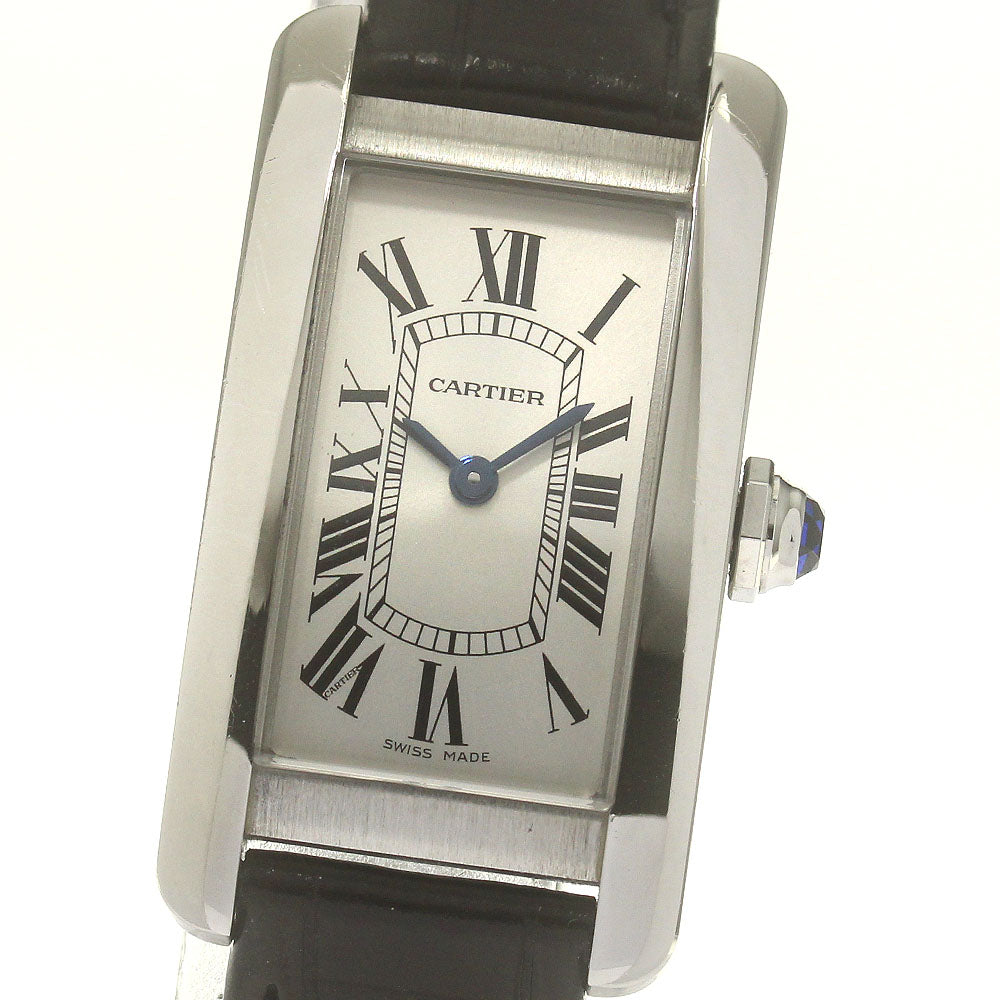 CARTIER Tank AmericanSM WSTA0043 Silver Dial Quartz Ladies Watch_862648