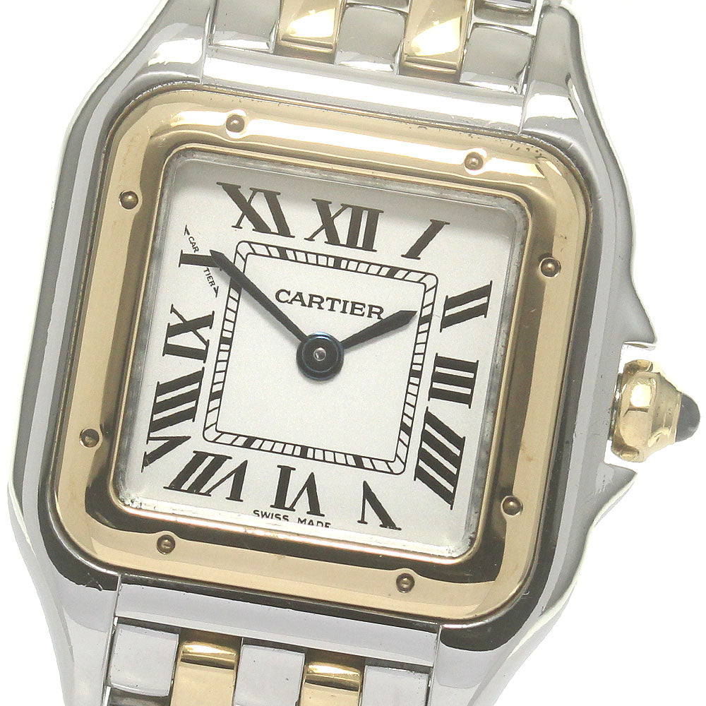 CARTIER PANTHERE SM W2PN0006 2 row Silver Dial Quartz Ladies Watch_862659