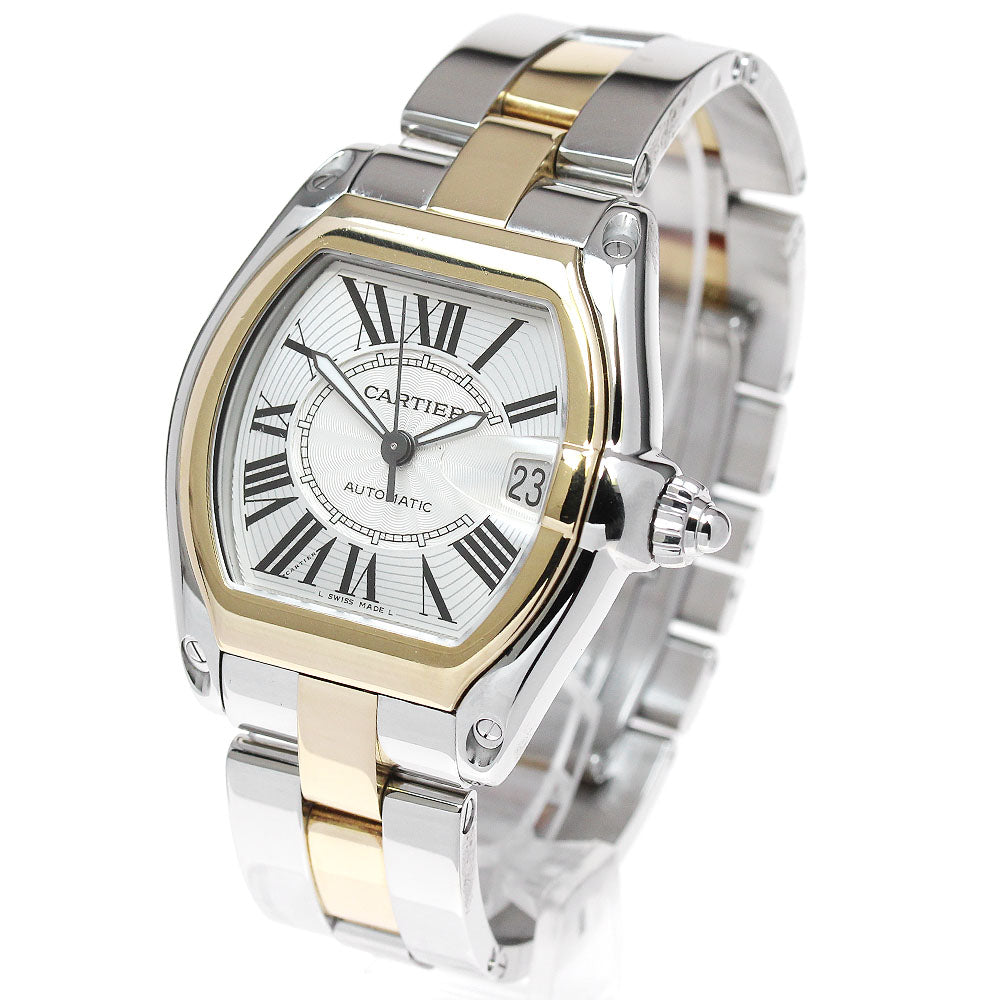CARTIER Roadster LM W62031Y4 Stainless Steel / YG Date Automatic Men's_862672