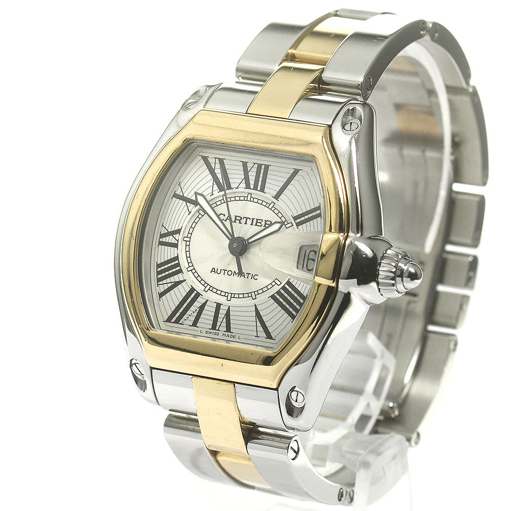 CARTIER Roadster LM 2 W62031Y4 Stainless Steel / YG Date Automatic Men's_862674