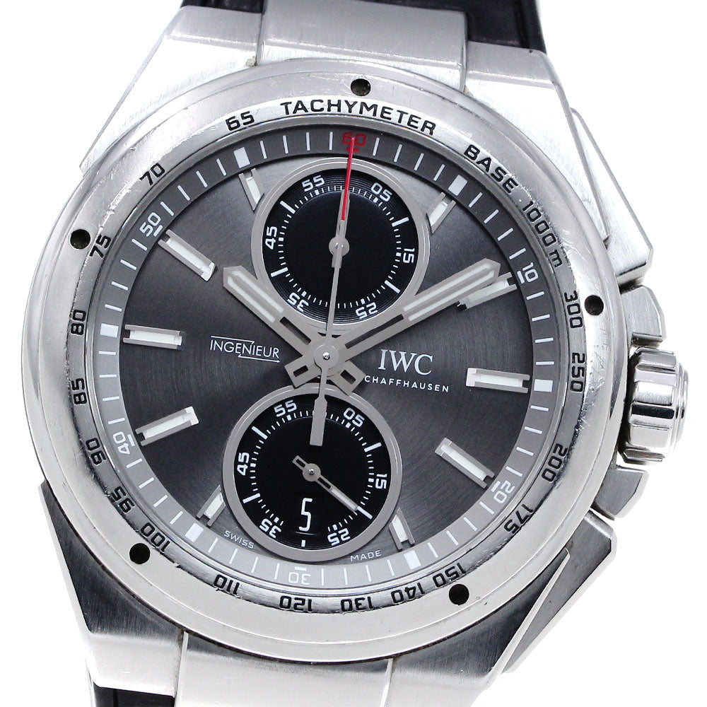 IWC SCHAFFHAUSEN In Junior Chronograph Racer IW378507 Date gray Dial Automatic Men's Watch_862693